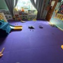 purple interlocking foam mats for daycare