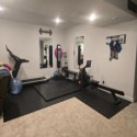 staylock bump top tiles for home gym over carpet