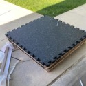 3x3 ft interlocking rubber tiles