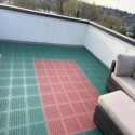 staylock tiles on rooftop deck