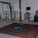 EZ Portable Dance Tiles for pole dancing over low pile carpet