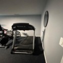 treadmill with rubber rolls