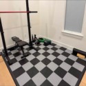 staylock orange peel tiles for home gym
