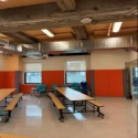 orange wall padding in schools