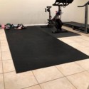 Rubber Flooring Roll Greatmats 1/4 Inch Black 10 LF customer review photo 1