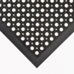 SaniTop Anti-Fatigue Mat 3x3 ft Black