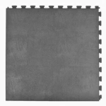 Leather PVC Floor Tile Black or Dark Gray 6 tiles