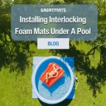 interlocking foam mats for under an above ground pool thumbnail