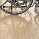 Endura rubber flooring tiles and Burke floors are designed for commercial installations
