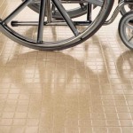 Endura rubber flooring tiles and Burke floors are designed for commercial installations
