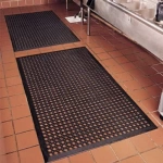 Commercial Kitchen Mats Black 3 feet x 14 feet 8 inches