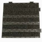 Tiled Carpet Entrance Linear - 1/2 inch Black w/Charcoal Carpet Square