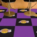 Carpet Tile NBA Los Angeles Lakers 18x18 Inches 20 per carton