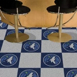 Carpet Tile NBA Minnesota Timberwolves 18x18 Inches 20 per carton