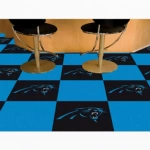 Carpet Tile NFL Carolina Panthers 18x18 Inches 20 per carton