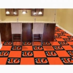 Carpet Tile NFL Cincinnati Bengals 18x18 Inches 20 per carton