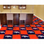 NFL Sports carpet tiles for home and basement floors.