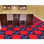 Carpet Tile NFL Houston Texans 18x18 Inches 20 per carton