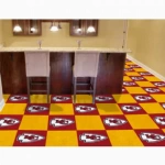 Carpet Tile NFL Kansas City Chiefs 18x18 Inches 20 per carton