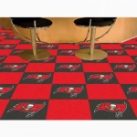 Carpet Tile NFL Tampa Bay Buccaneers 18x18 Inches 20 per carton