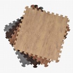 wood grain foam flooring over tile thumbnail