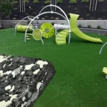 Playground Turf Artificial Grass Play Time with 2 Inch Pad per SF