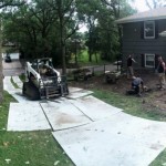 Landscaping Mats under Bobcat with Tracks thumbnail