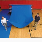 Vinyl Gym Floor Cover on Rack thumbnail