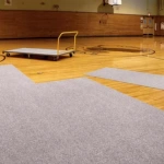 Gym Floor Covering Carpet Tiles in school gymnasium