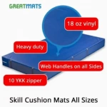 Safety Gymnastic Mats Single Fold 5x10 ft x 12 inch 