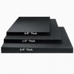 Horse Stall Mats 4x6 Ft x 3/4 Inch Black