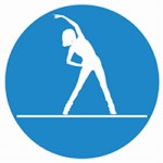 Aerobic mats are common in commercial fitness centers
