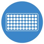 Bubble top anti-fatigue mats are slip resistant.