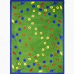 Dinosaur Walk Kids Rug 7 feet 8 inches x 10 feet 9 inches