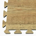 Rustic Wood Grain Trade Show Corner Tile 1/2 Inch x 24x24 Inches