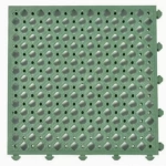 Safety Matta Perforated Green