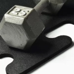 Mega Lock Rubber Tile Black 1/2 Inch x 30x30 Inches