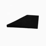 UltraTile Rubber Weight ADA Ramp 4 ft  - Black