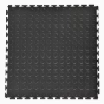 Coin Top Home Floor Tile Black or Dark Gray 8 tiles