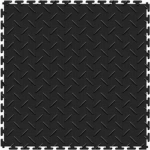 Diamond Plate Tile Black or Dark Gray 8 tiles