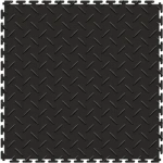 Diamond Plate Tile Black or Dark Gray 8 tiles