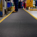 heavy duty floor mat used for industrial workers to stand on thumbnail