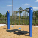 Outdoor playground mats and flooring tiles
