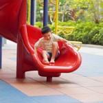 Rubber Tile Ground Cover for a Playground thumbnail