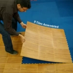 Portable dance flooring for sale snap together floor tiles