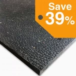 Rubber Mats 4x6 Ft x 3/4 Inch Black Trued 25 Bundle Natural