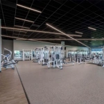 Rubber Gym Flooring Square Tiles Domination 38 x 38 Inch x 12mm