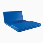 Crash Mats Blue 8 x 18 ft x 20 cm Quad-Fold