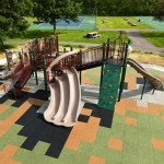 Sterling Playground Tile 5 Inch Green