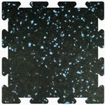 Survivor Rubber Tile Interlocking Big Chip 20% Color 3/8 Inch x 2x2 Ft.